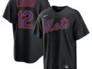 Francisco Lindor New York Mets Nike Alternate Replica Jersey - Black