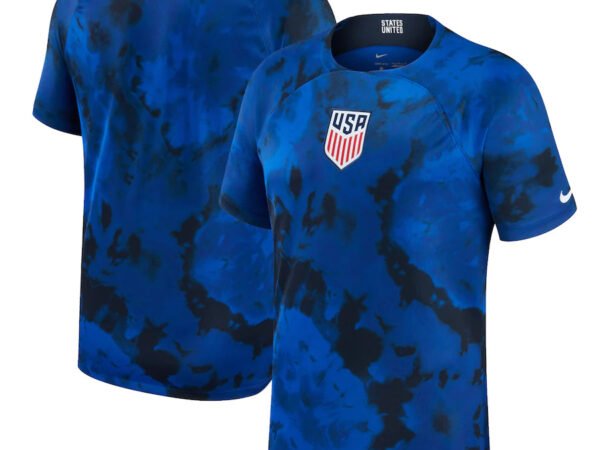 Custom USMNT Nike 2022/23 Away Authentic Jersey - Blue