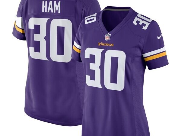 C.J. Ham Minnesota Vikings Nike Women's Game Jersey - Purple