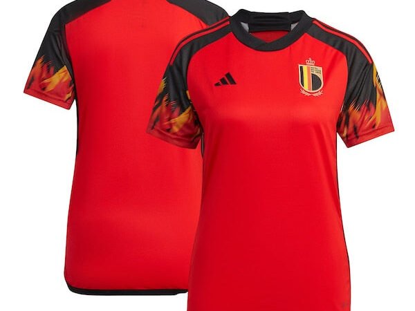 Belgium National Team adidas Women's 2022/23 Home Replica Jersey - Red