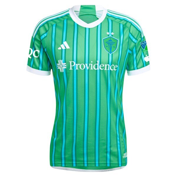 Seattle Sounders FC adidas 2024 The Anniversary Kit Authentic Custom Jersey – Green