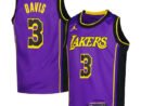 Anthony Davis Los Angeles Lakers Jordan Brand Youth Swingman Jersey - Statement Edition - Purple