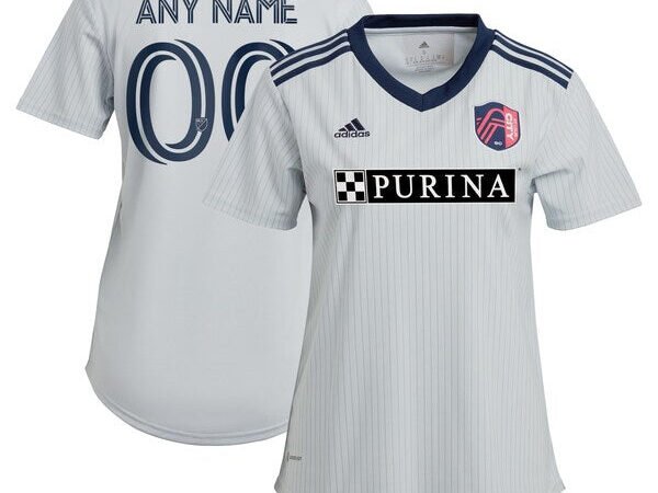 St. Louis City SC adidas Women's 2024 The Spirit Kit Replica Custom Jersey - Gray