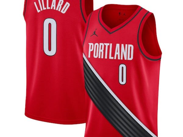 Damian Lillard Portland Trail Blazers Jordan Brand 2020/21 Swingman Jersey - Statement Edition - Red