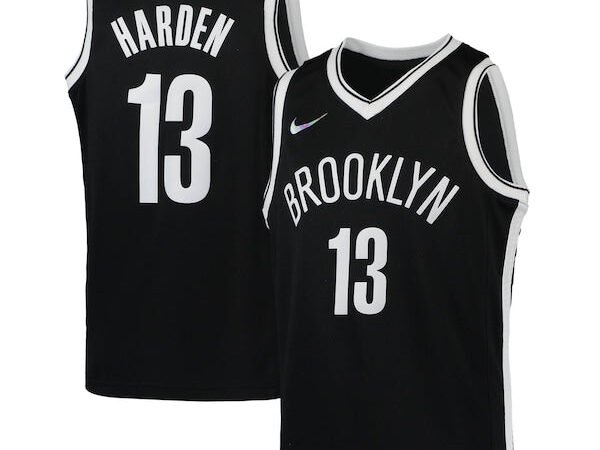 James Harden Brooklyn Nets Nike Youth 2021/22 Diamond Swingman Jersey - Icon Edition - Black