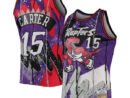 Vince Carter Toronto Raptors Hardwood Classics 1998/99 Hyper Hoops Swingman Jersey - Purple