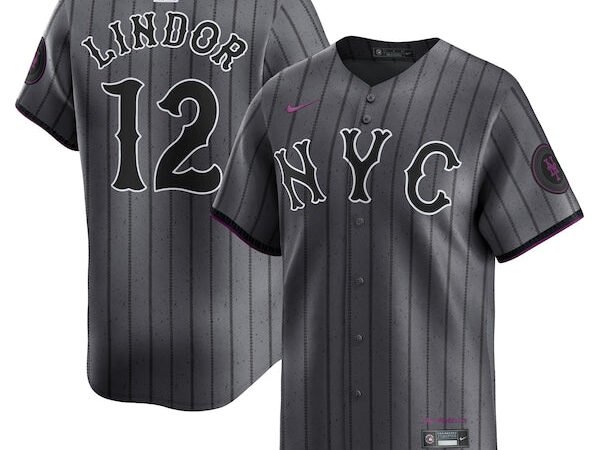 Francisco Lindor New York Mets Nike 2024 City Connect Limited Player Jersey - Graphite