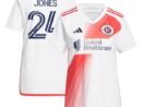 DeJuan Jones New England Revolution adidas Women's 2024 Defiance Replica Jersey - White