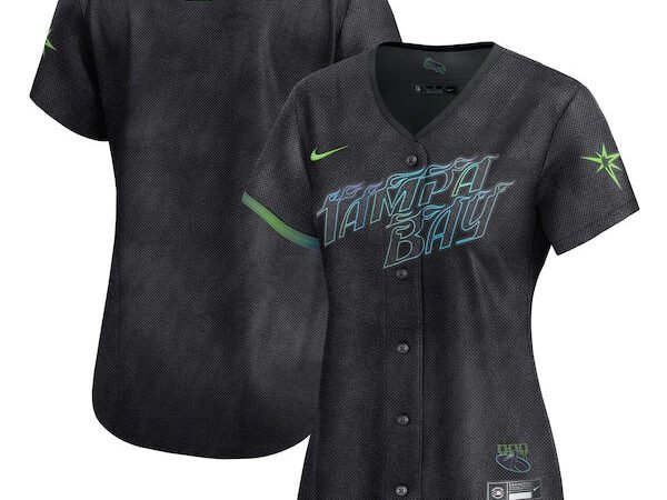 Tampa Bay Rays Nike Women's 2024 City Connect Limited Jersey - Charcoal