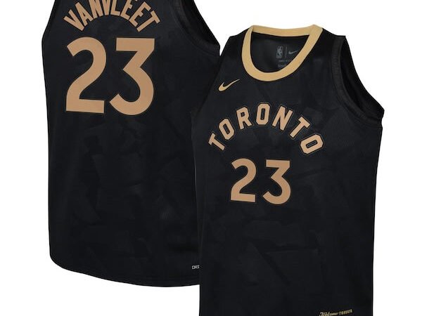 Fred VanVleet Toronto Raptors Nike Youth 2022/23 Swingman Jersey - City Edition - Black