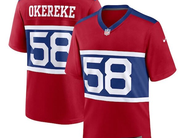 Bobby Okereke New York Giants Nike Alternate Player Game Jersey - Century Red