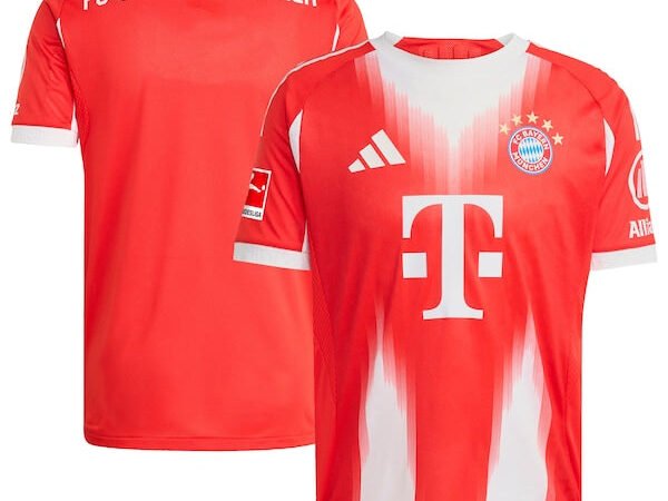 Bayern Munich adidas 2025/26 Home Authentic Jersey - Red/White