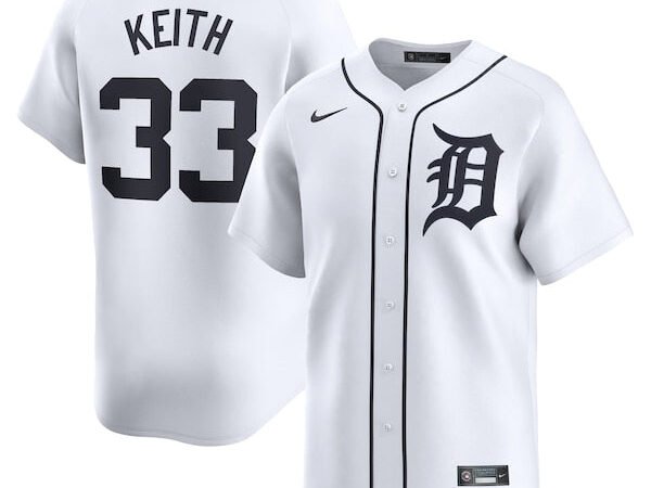 Colt Keith Detroit Tigers Nike Home Limited Player Jersey - White
