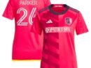 Tim Parker St. Louis City SC adidas Women's 2024 CITY Kit Replica Jersey - Red