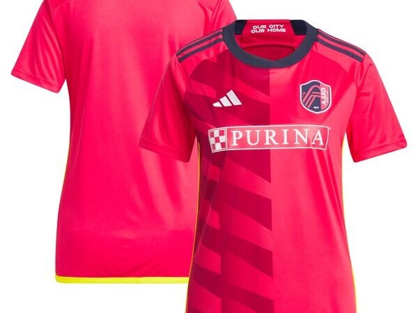 St. Louis City SC adidas Women's 2024 CITY Kit Replica Jersey - Red