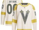 Vegas Golden Knights adidas 2024 NHL Winter Classic Primegreen Authentic Custom Jersey - Cream