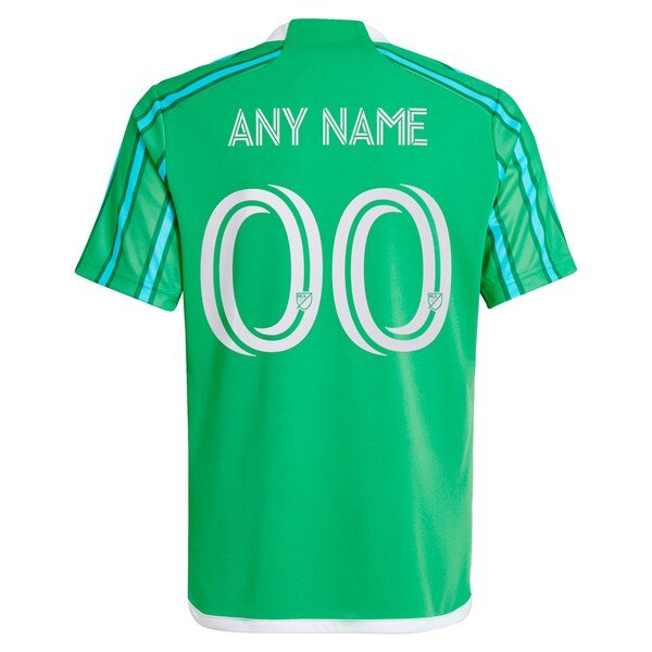 Seattle Sounders FC adidas Youth 2024 The Anniversary Kit Replica Custom Jersey – Green