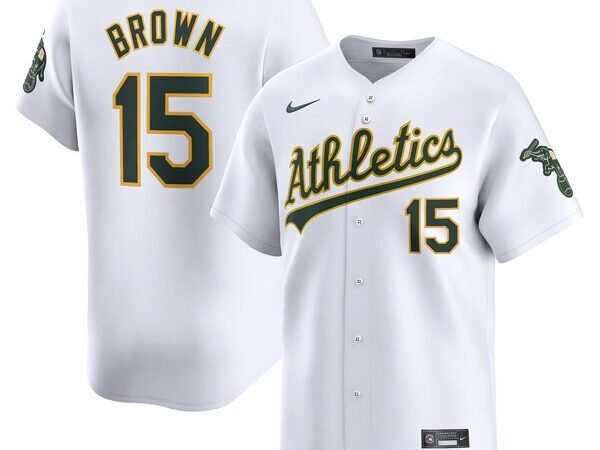 Seth Brown Oakland Athletics Nike Home Limited Player Jersey - White