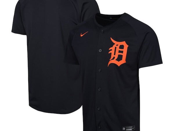 Detroit Tigers Nike Youth Alternate Limited Jersey - Navy