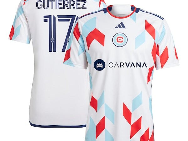 Brian Gutiérrez Chicago Fire adidas 2024 A Kit For All Replica Player Jersey – White