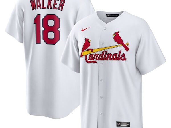 Jordan Walker St. Louis Cardinals Nike Home Official Replica Player Jersey - White