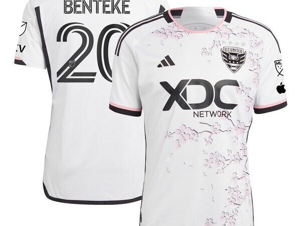 Christian Benteke D.C. United adidas 2024 The Cherry Blossom Kit Authentic Player Jersey - White