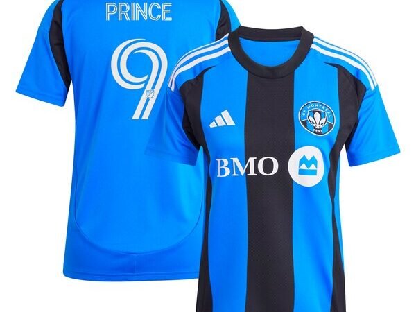 Prince Owusu CF Montreal adidas Women's 2025 Montréal Original Replica Player Jersey - Blue