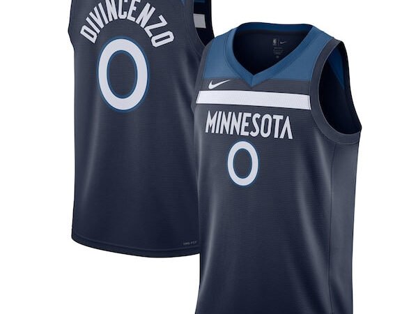 Donte DiVincenzo Minnesota Timberwolves Nike Unisex Swingman Player Jersey - Icon Edition - Navy