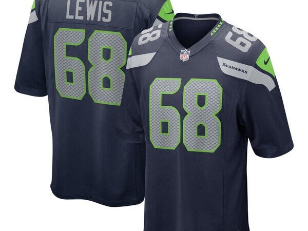 Damien Lewis Seattle Seahawks Nike Game Jersey - College Navy