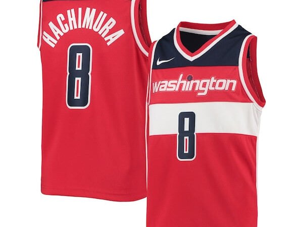 Rui Hachimura Washington Wizards Nike Youth Team Swingman Jersey - Red