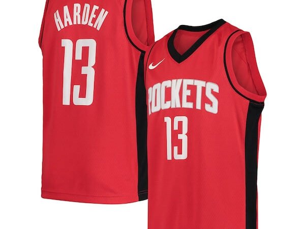 James Harden Houston Rockets Nike Youth Team Swingman Jersey - Icon Edition - Red