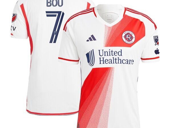Gustavo Bou New England Revolution adidas 2024 Defiance Authentic Jersey - White