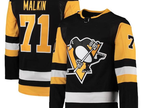 Evgeni Malkin Pittsburgh Penguins adidas Home Primegreen Authentic Player Jersey - Black