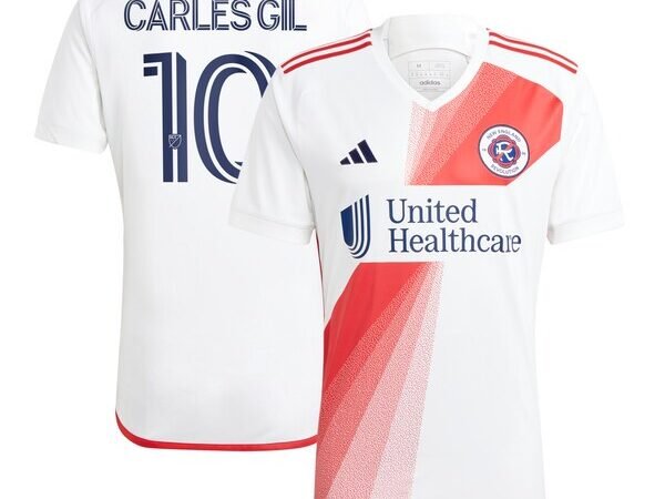 Carles Gil New England Revolution adidas 2024 Defiance Replica Jersey - White