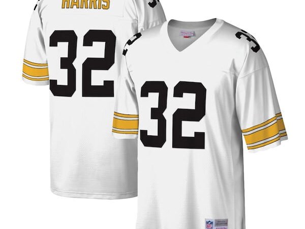 Franco Harris Pittsburgh Steelers Legacy Replica Jersey - White/Black