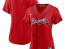 Atlanta Braves Nike Women's Alternate Replica Team Jersey - Red