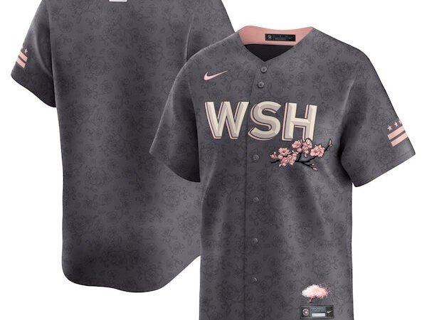 Washington Nationals Nike City Connect Limited Jersey - Charcoal