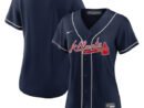 Atlanta Braves Nike Women's Alternate Replica Team Jersey - Navy