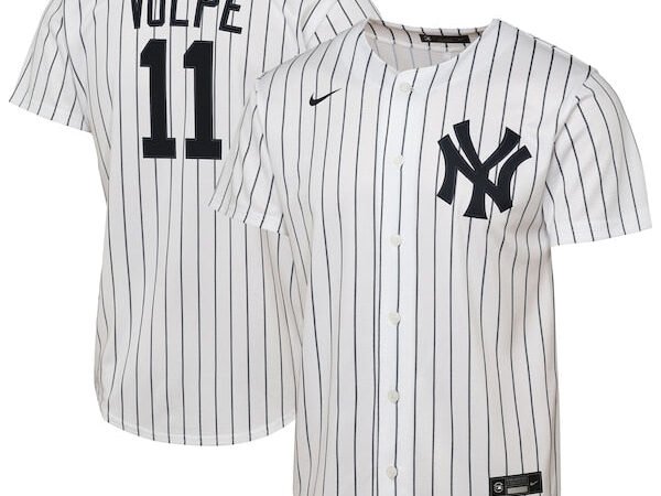 Anthony Volpe New York Yankees Nike Youth Home Replica Player Jersey - White
