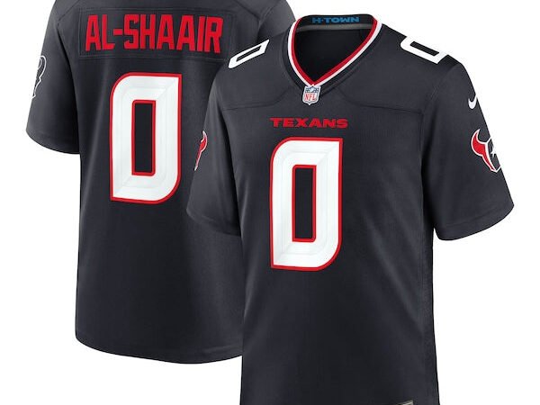 Azeez Al-Shaair Houston Texans Nike Team Game Jersey -  Navy