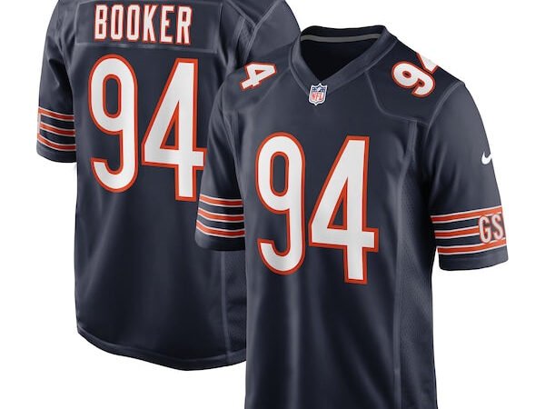 Austin Booker Chicago Bears Nike Game Jersey - Navy