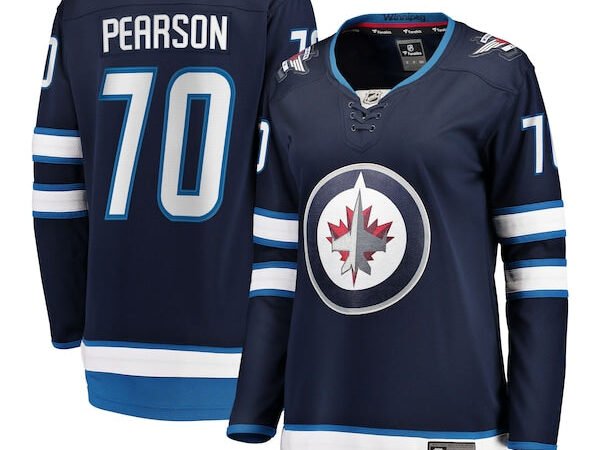 Tanner Pearson Winnipeg Jets Women's Home Breakaway Jersey - Navy