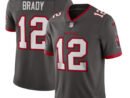 Tom Brady Tampa Bay Buccaneers Nike Alternate Vapor Limited Jersey - Pewter/Red