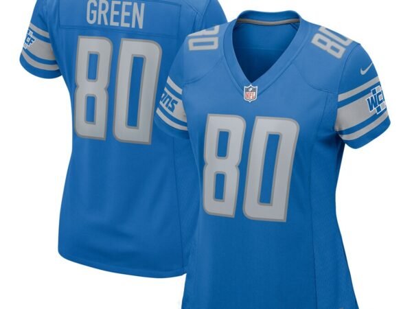 Antoine Green Detroit Lions Nike Women's Team Game Jersey - Blue