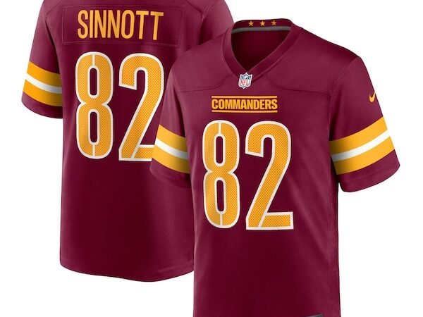 Ben Sinnott Washington Commanders Nike  Game Jersey -  Burgundy