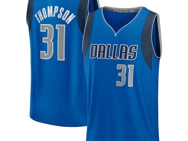 Klay Thompson Dallas Mavericks Youth Fast Break Replica Player Jersey - Icon Edition - Blue