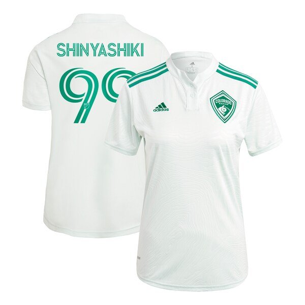 Andre Shinyashiki Colorado Rapids adidas Women's 2021 Class Five Replica Player Jersey - Green