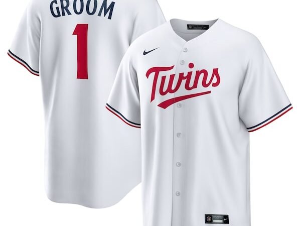 Minnesota Twins Nike #1 Groom Home Replica Jersey - White