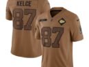 Travis Kelce Kansas City Chiefs Nike 2023 Salute To Service Limited Jersey - Brown