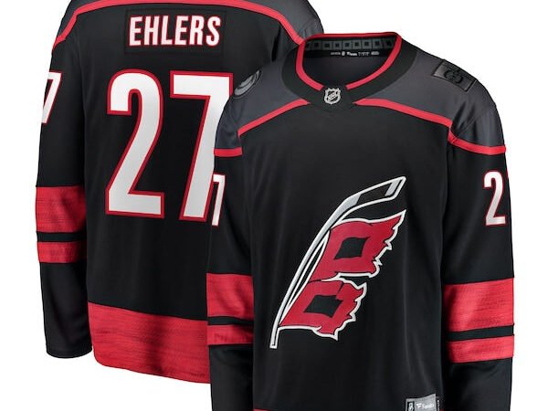 Nikolaj Ehlers Carolina Hurricanes  Home Breakaway Jersey - Black